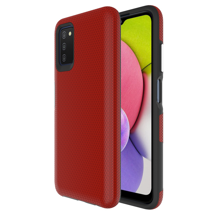 Samsung A03s phone case anti drop anti slip shockproof dotted red