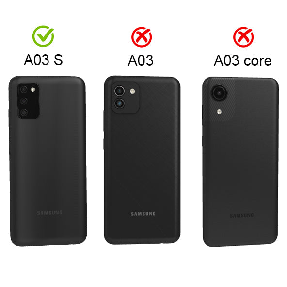 Samsung A03s phone case anti drop anti slip shockproof dotted rose gold