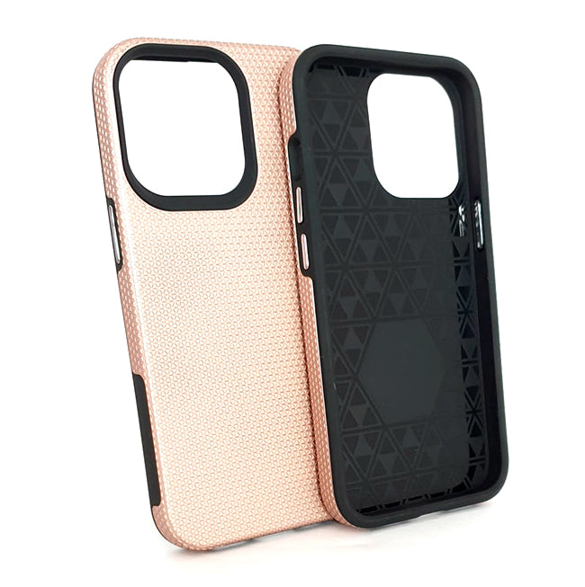 iPhone 13 pro phone case anti drop anti slip shockproof dotted rose